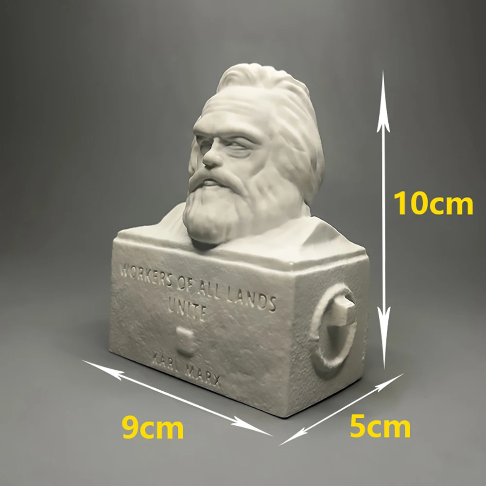 

Marx,Lenin.Engels,Stalin,Mao Zedong,Gypsum Statue Art Desktop Ornaments Home Office Hotel Decoration Marx Cement Sculpture Gift