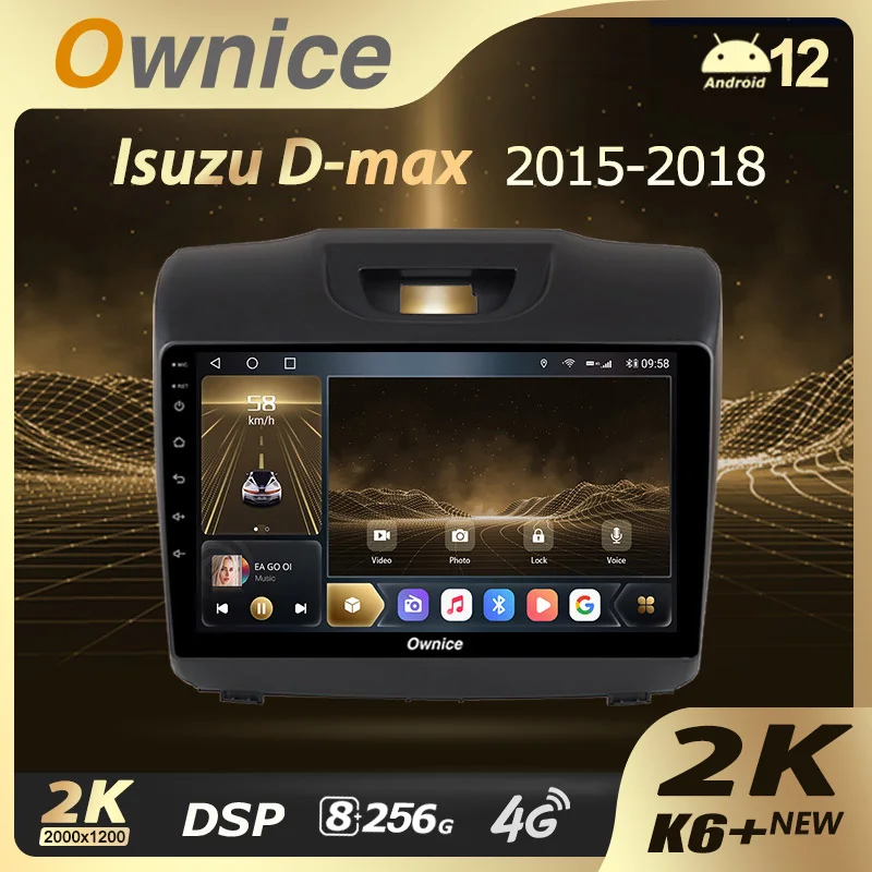 

Ownice K6+ 2K for Isuzu D-max 2015 - 2018 Android Auto Radio 2 Din Car Multimedia Video Player GPS Navigation Wireless CarPlay