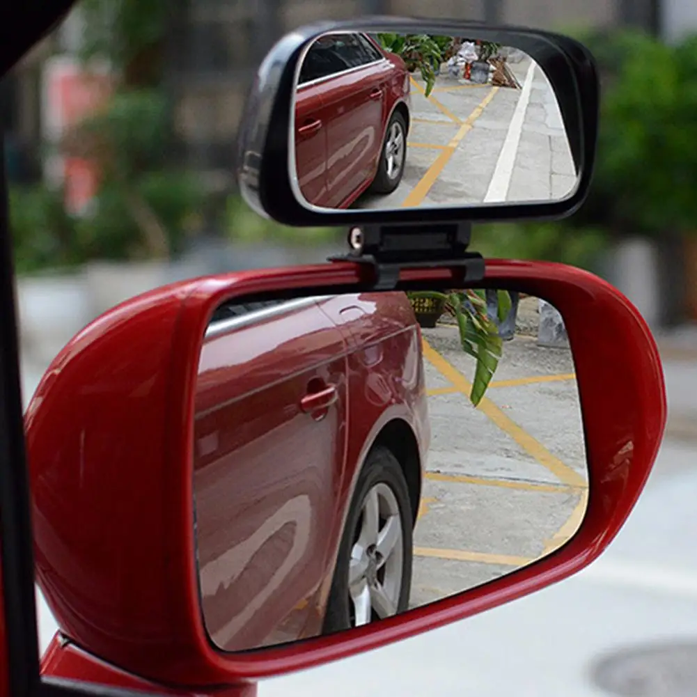 Car Blind Spot Mirror Wide Angle Mirror Adjustable Convex Rearview Mirror for Safety Parking Car Mirror 3