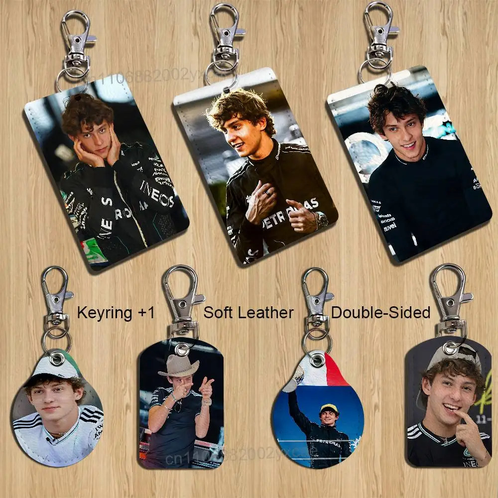 cool A-Andrea K-Kimi Antonelli Holder For Bank Business Work Card Holder Student Card Case Bus Card Keychain