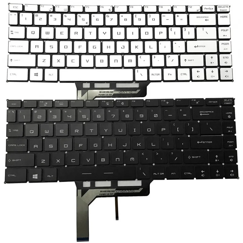 

LL+ New For MSI PS63 MS-16S1 PS63 Modern 8RD 8SC 8M 8RC US Keyboard With Backlit