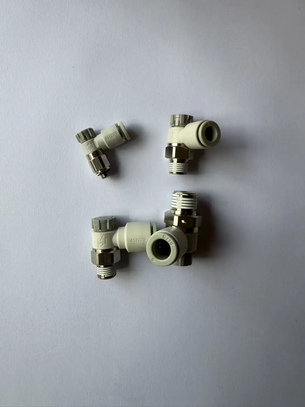 Speed Controller with One-touch Fitting Meter-out Throttle valve Pneumatic fitting AS1201F