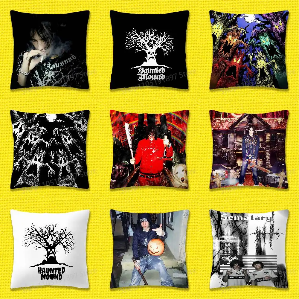 

S-Sematary Butcher House Haunted Mound Throw Pillow Case For 45x45cm 40x40cm 55x55cm 50x50cm 30x30cm Square Car Pillowcase Shell