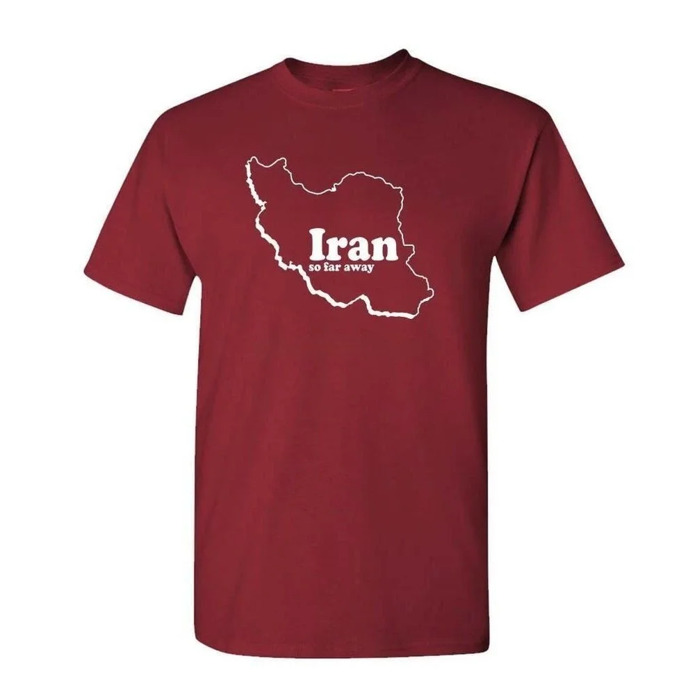 Iran T-shirt met kaartprint ex ort Sve Faion irt voor mannen en vrouwen Herfst 2025 Ander materiaal 00% Dames Premium irt