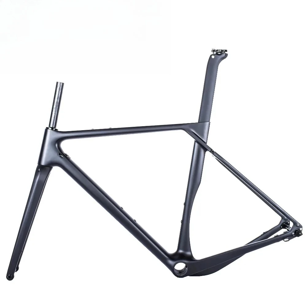 Keyde 250W Rear Motor Electric  Conversion Kit UCI Carbon Fiber Bike Frame 2 * 12 Chain Driver Gravel Bike