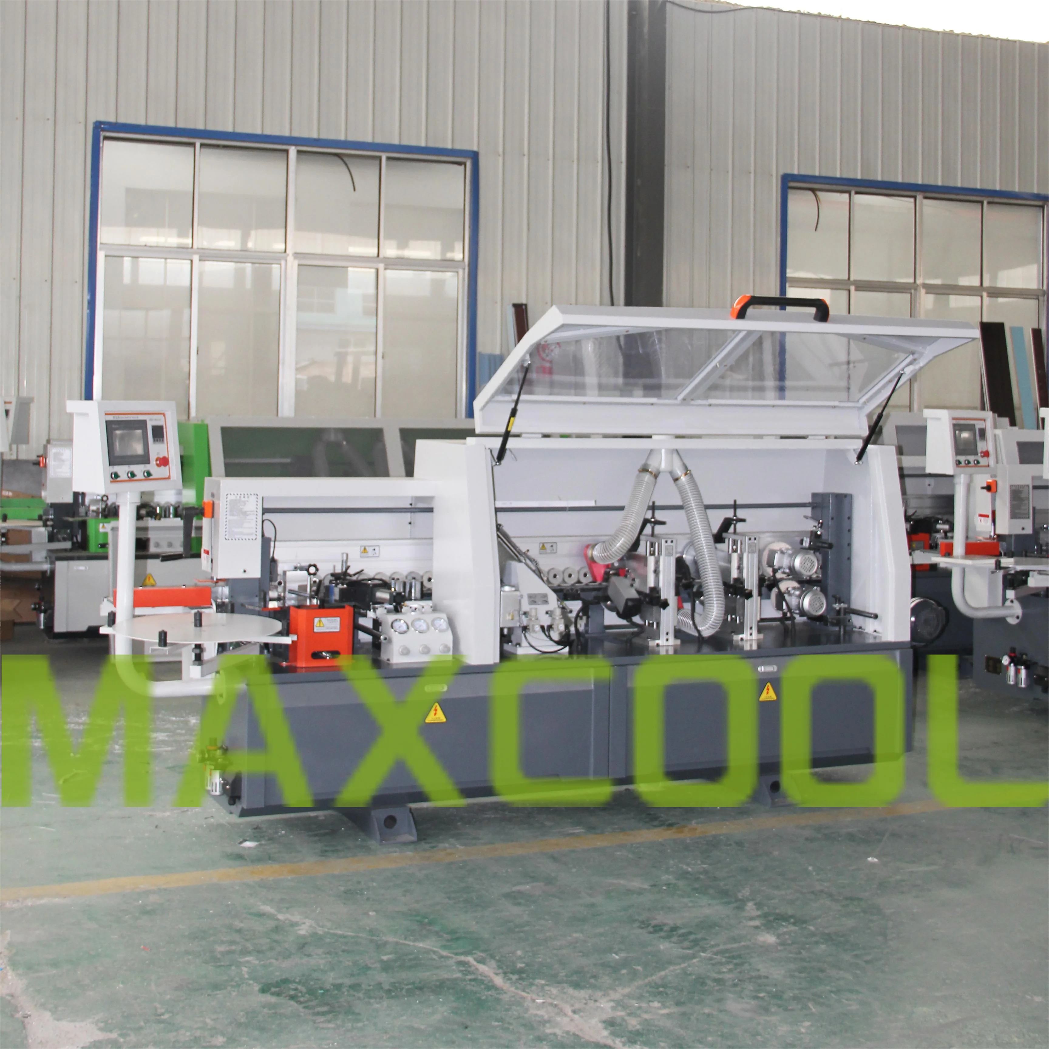 

Maxcool Made Carpentry Using Wood Edge Banding Machine For Furniture Edge Fine Trimming machine with premiling Option