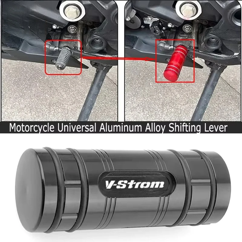 For Motorcycle Suzuki Vstrom 650 1000 1050 1050XT 800DE DL1050 DL650 V-Strom Gear Shift Lever Tip Extension Enlarger Pedal
