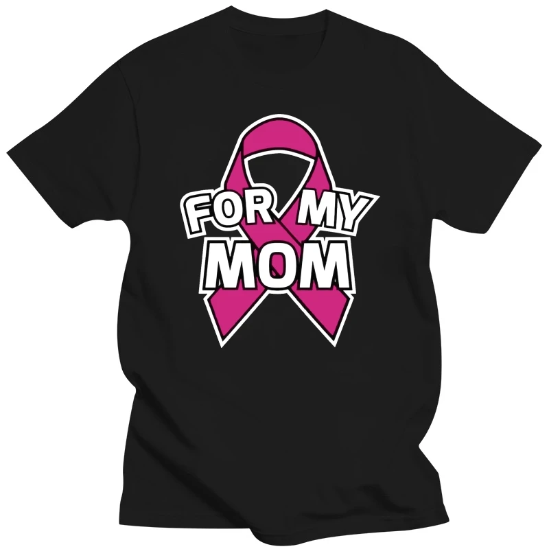 Breast Cancer Awareness - Pink Ribbon For My Mom T-Shirt Support