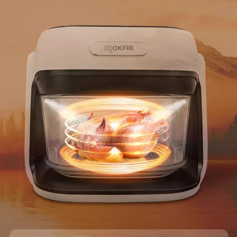 Air Fryer Non-turning 7L Household Visual Thickened Glass Spray Steam Oven Baked Sweet Potato Outdoor Pizza