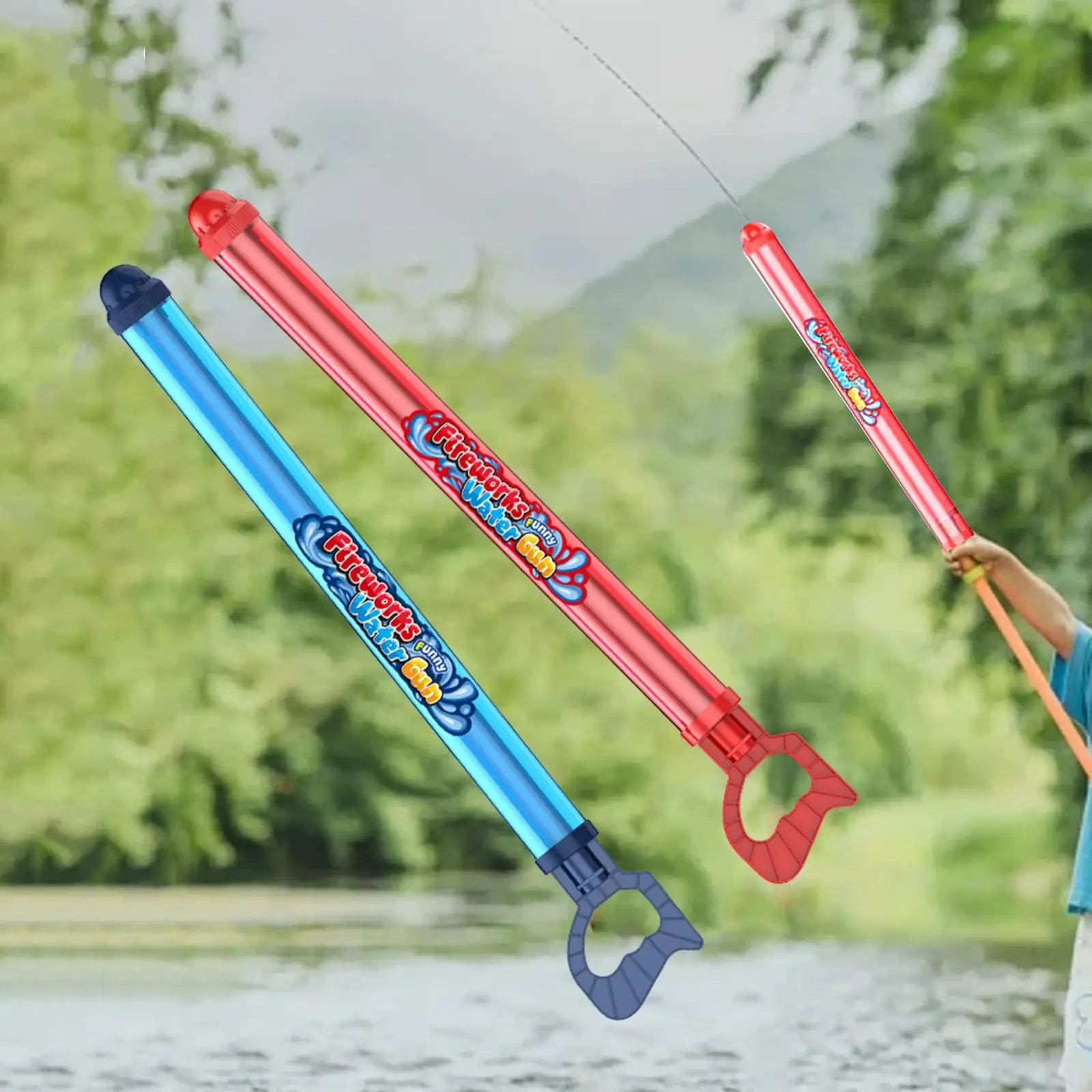 2 pezzi di schizzi d'acqua con 120 fori per bambini, grande lotta in acqua, divertimento estivo per il parco, spiaggia, cortile, rafting, piscina