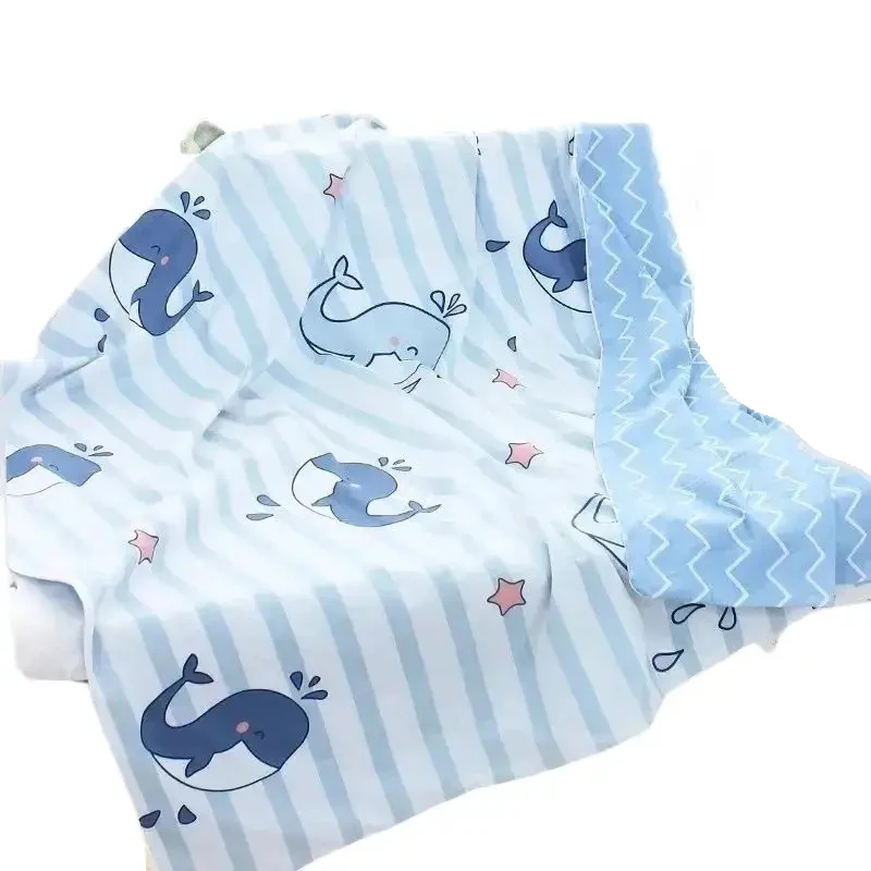 الكرتون نمط الأطفال غطاء لحاف السرير أربعة مواسم العالمي الوليد غطاء لحاف القطن سرير غطاء لحاف فراش الطفل