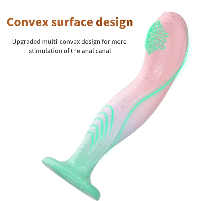 Bdsm silicone anal plug quintal brinquedo massagem prostática estimulando g-ponto masturbação brinquedos sexuais para homens mulheres com vibrador de sucção