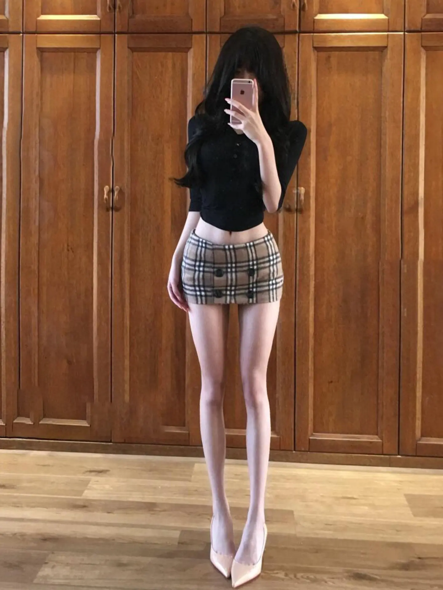 

Новая женская юбка с низкой талией в клетку для весны и осени, повседневная облегающая юбка-карандаш, стройнящая юбка А-силуэта для девушек, премиум качество