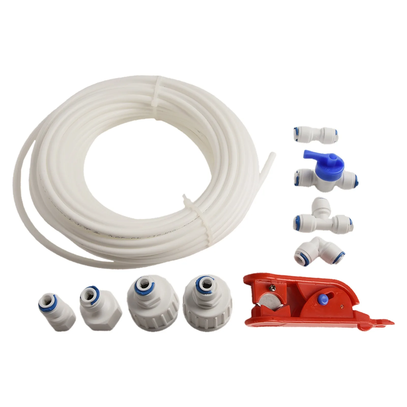 

15m Refrigerator Water Line Kit Comprehensive Connection Set for Ice Makers Including Pipe Connectors and Valves