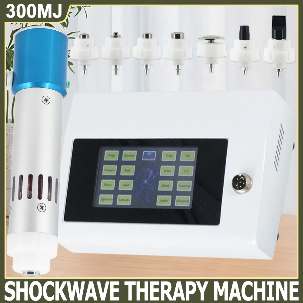 

Physiotherapy Shockwave Therapy Machine 300MJ For ED Treatment Limbs Pain Relief Home Massager Professional Shock Wave Massager