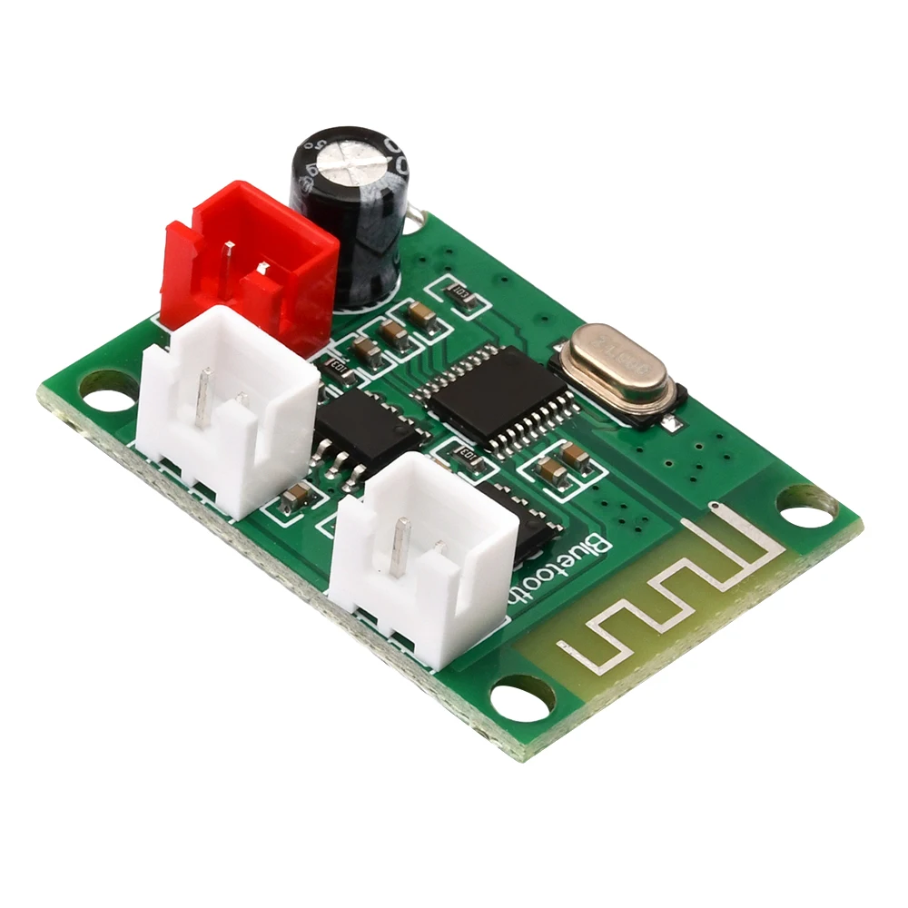 Placa compatível do amplificador do bluetooth, orador do módulo audio, transmissão da voz, DC 3-5V
