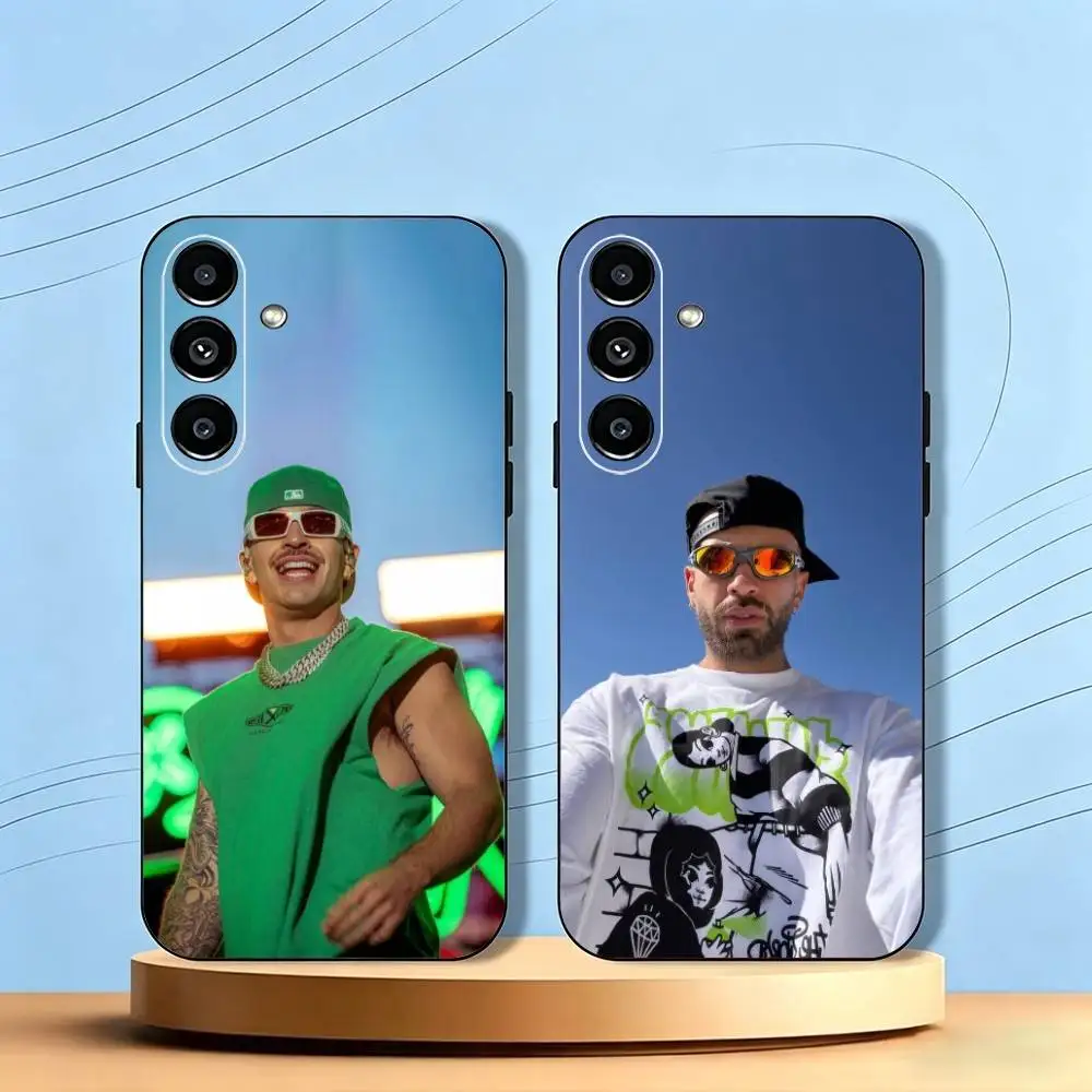 Singer Feid Ferxxo Sixdo Phone Case For Samsung Galaxy A73,A72,A71,A70,A53,A52,A51,Soft Silicone Black Cover