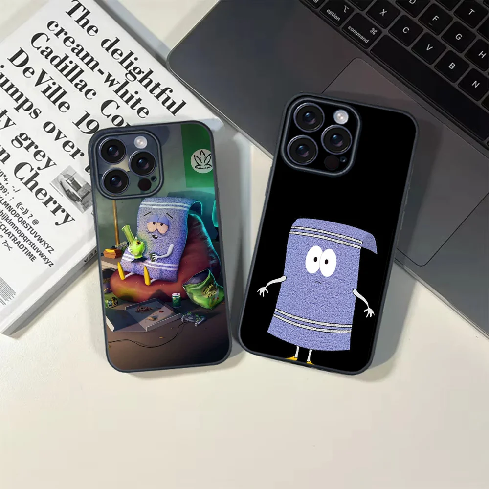 S-SouthS- P-Park Towelie Phone Case For iPhone 16 15 14 13 12 11 PRO MAX PLUS Mini TPU Soft to Skin-friendly case