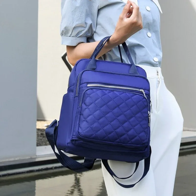 Ransel Wanita 2023 Tas Bahu Wanita Tahan Air Kasual Travel Ransel Oxford Kapasitas Besar Wanita Dompet Hitam Ransel Kasual