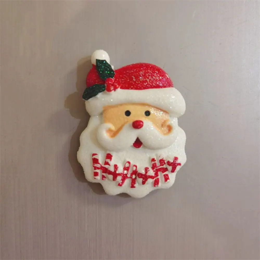 Christmas Theme Christmas Refrigerator Sticker Santa Claus Snowman Christmas Tree Magnet Fridge Cute Cartoon