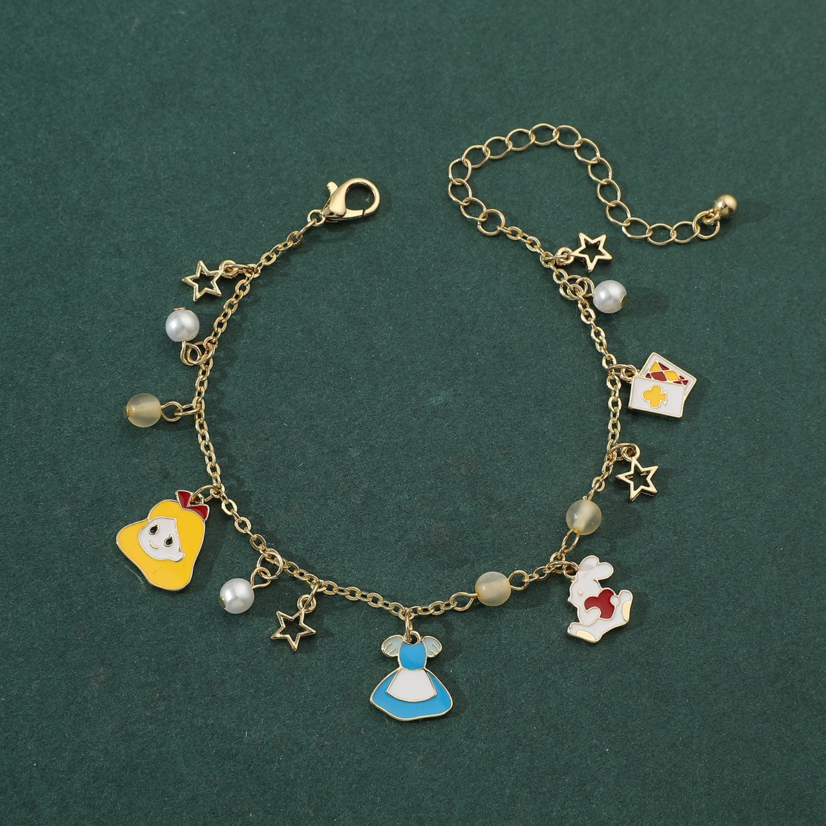 Four new summer bracelets from fairy tales of Snow White and Cinderella, suitable for giving to girlfriends and friends during f