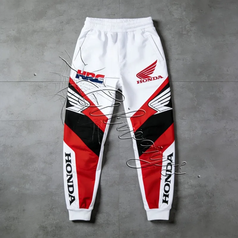 

2026 New Honda Racing Enthusiasts Track Rider Sport Speed Dry Pants for Men and Women MOTO Loose Breathable Outdoor Pants