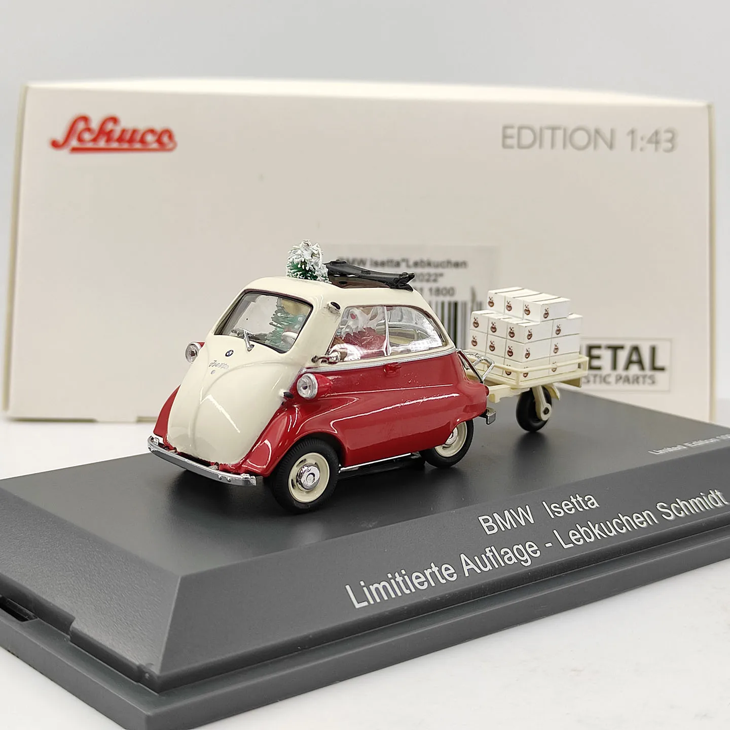 Modelo de Auto de Aleación a Escala 1:43 de BMW Isetta 2022, Marca Diecast SCHUCO