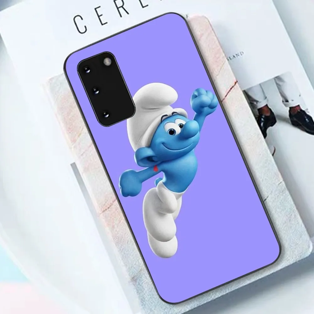 Cartoon S-Smurfs Phone Case For Samsung S 9 10 20 21 22 23 30 23plus lite Ultra FE S10lite Fundas