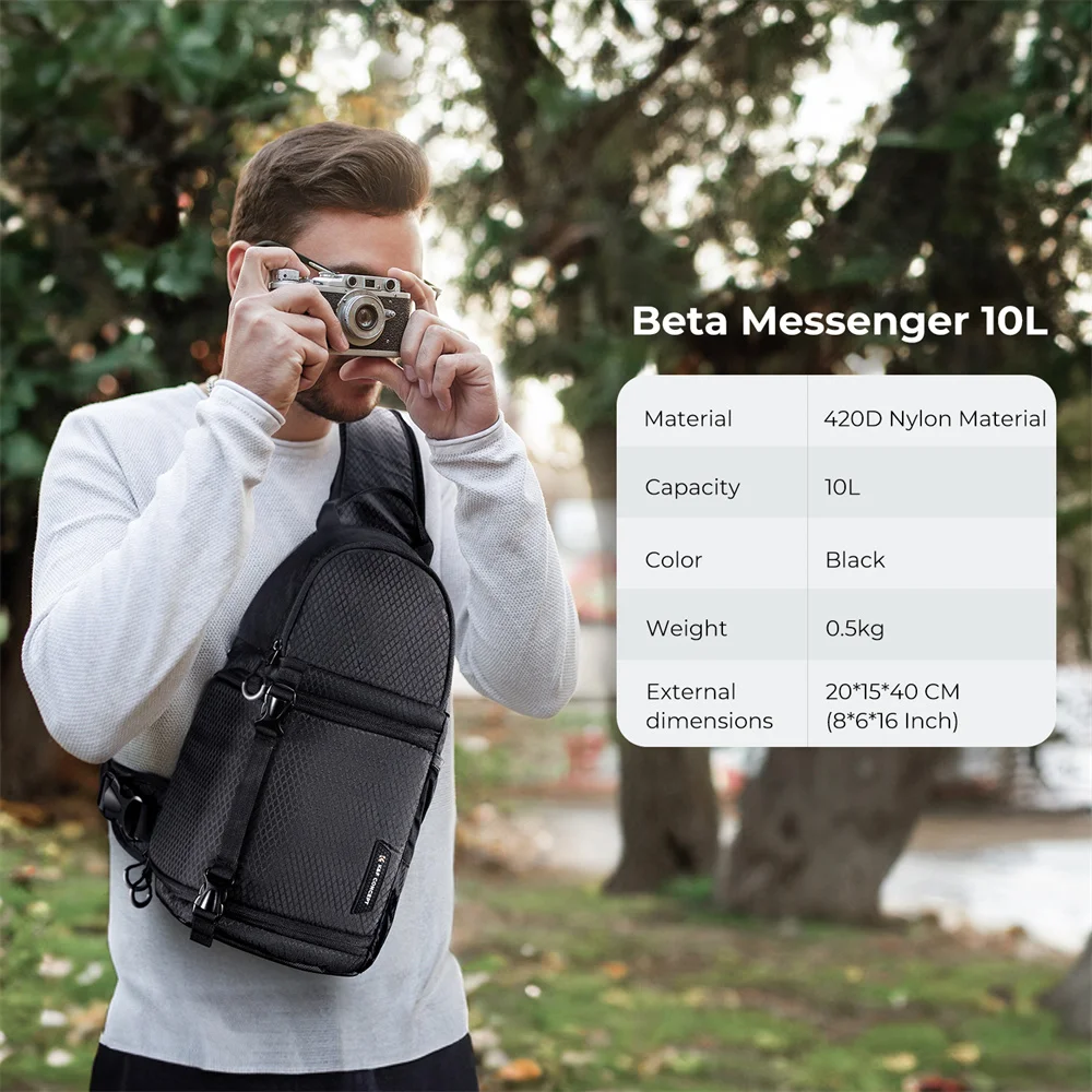 Camera Sling Waterproof Backpack K&F Concept 10L 2