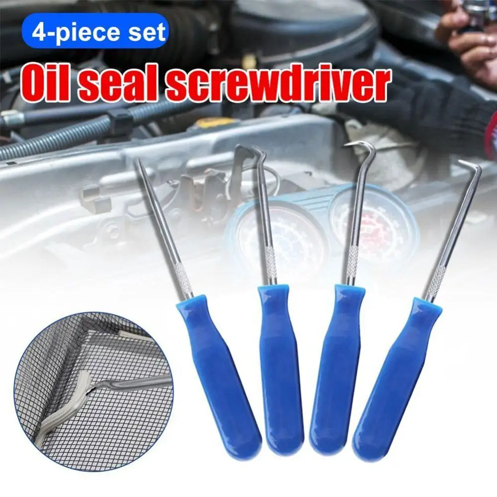 

4Pcs Oil Seal Screwdrivers Set Car Auto Vehicle Pick Hooks For Garages General-Plumbers Mechanics Workshop Car Tools 135mm