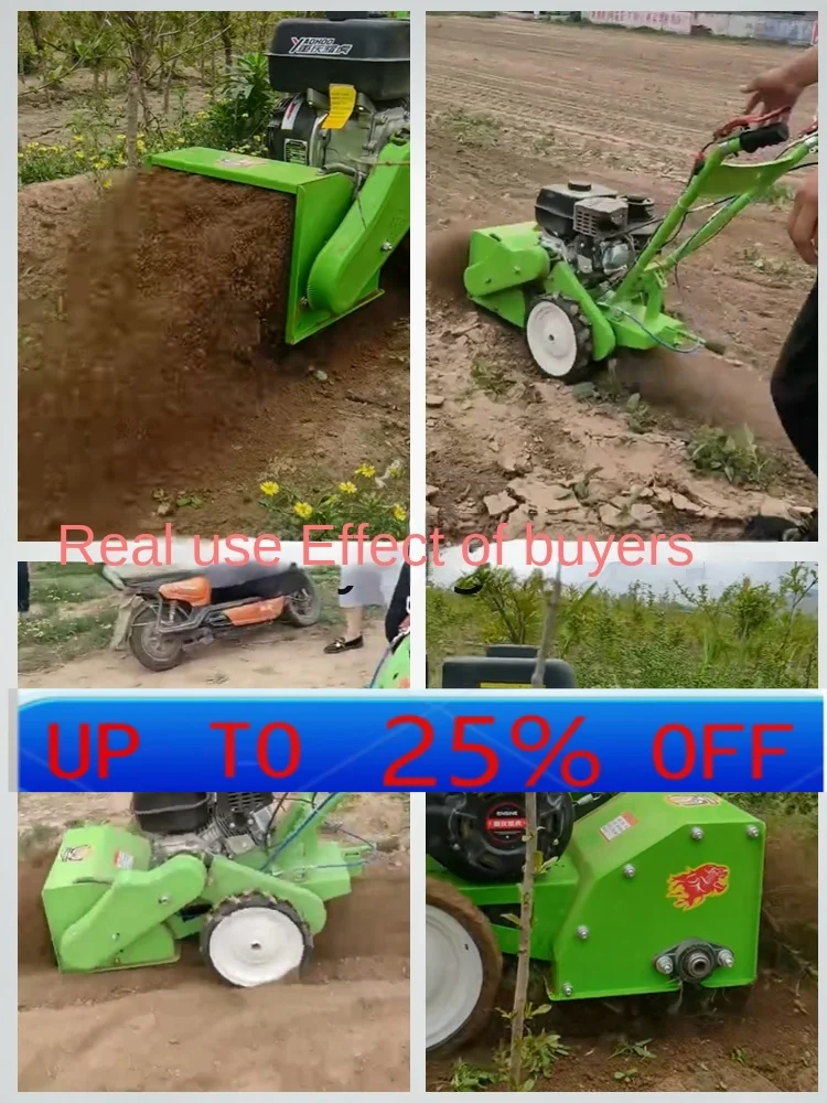 

lmm Weeding Machine Diesel Hoe Rotary Tillage, Soil Loosening, Ditching, Agricultural Artifact, Small Orchard
