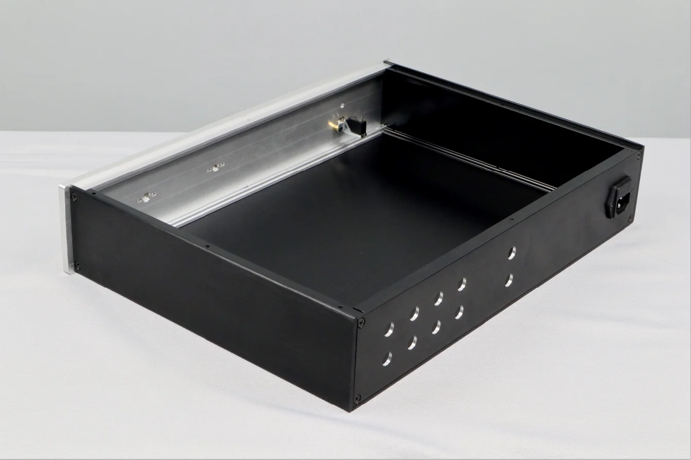 

4308 Full Aluminum Enclosure HiFi DIY Audio Preamp Case Power Amplifier Chassis
