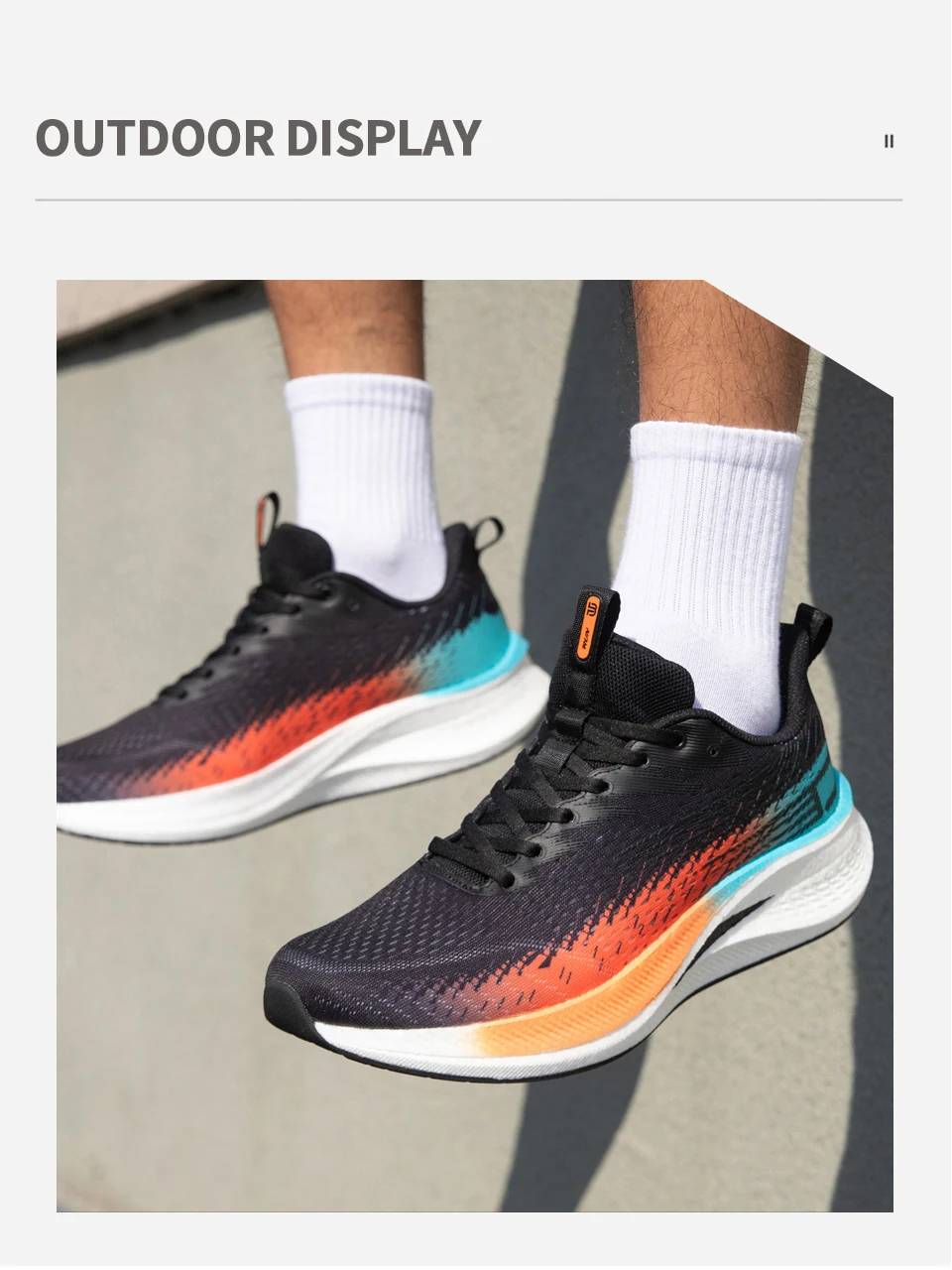 Baasploa Männer Jogging Sport Schuhe Carbon Platte Professionelle Dämpfung Turnschuhe Männlichen Outdoor Atmungsaktive Rutschfeste Laufschuhe – Detail 15