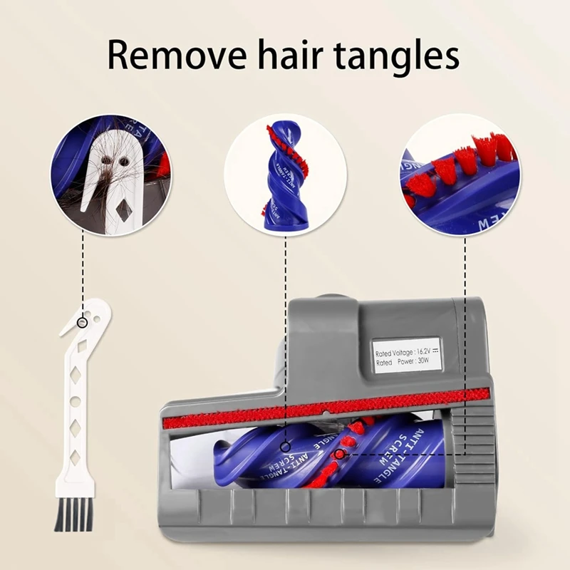 ملحق المكنسة الكهربائية رأس فرشاة أداة بمحرك صغير لـ V7 V8 V10 V11 V15