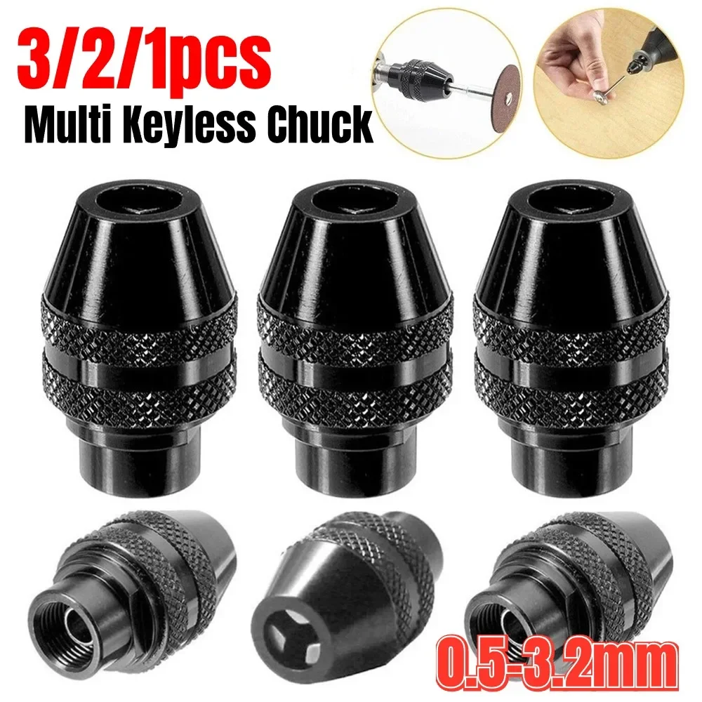 Universal Multi Quick Change Keyless Chuck, Substituição para 4486 Rotary Tools, 3000, 4000, 7700, 8200, 1 Pc, 2 Pcs, 3Pcs