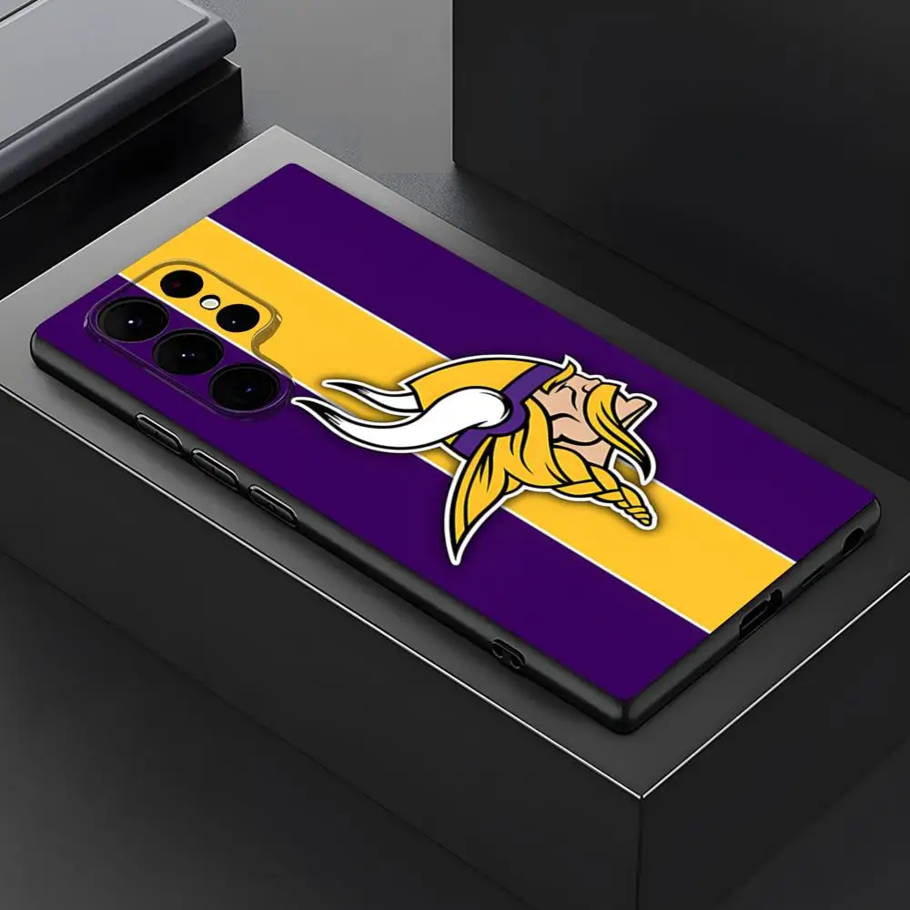 Top Sports-Minnesota Vikings Phone Case for Samsung Galaxy A21 Plus S22 A53 A24 A34 A54 A52 M54 Note 10 20 Ulitra FE  Back Cover