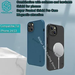 for iPhone 13 Pro Max/13 Pro 13 Mini Nillkin Super Frosted Shield Pro Magnetic Case Hard case phone Case shell