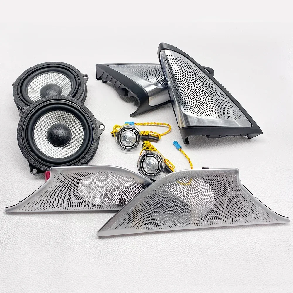 

Светодиодный автомобильный дверной высокочастотный динамик со светящейся крышкой для BMW G30 5 серии Hi-Fi музыкальная стерео аудио окружающее освещение для автомобиля