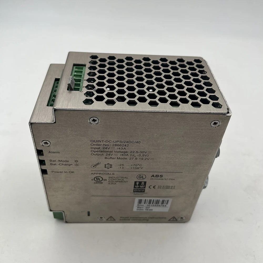 For Phoenix Uninterruptible power supply QUINT-DC-UPS/24DC/40 2866242