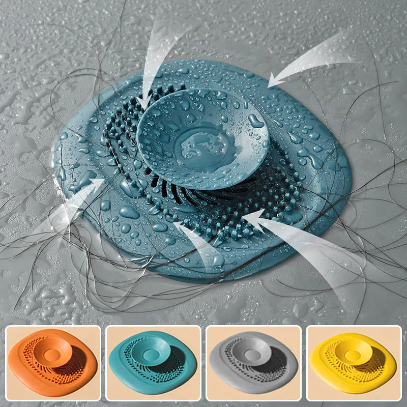 

Kitchen Sink Plug Shower Filter Drain Cover Stopper Sink Strainer Drainer Floor Drain Hair Catcher Bathroom Accessorie