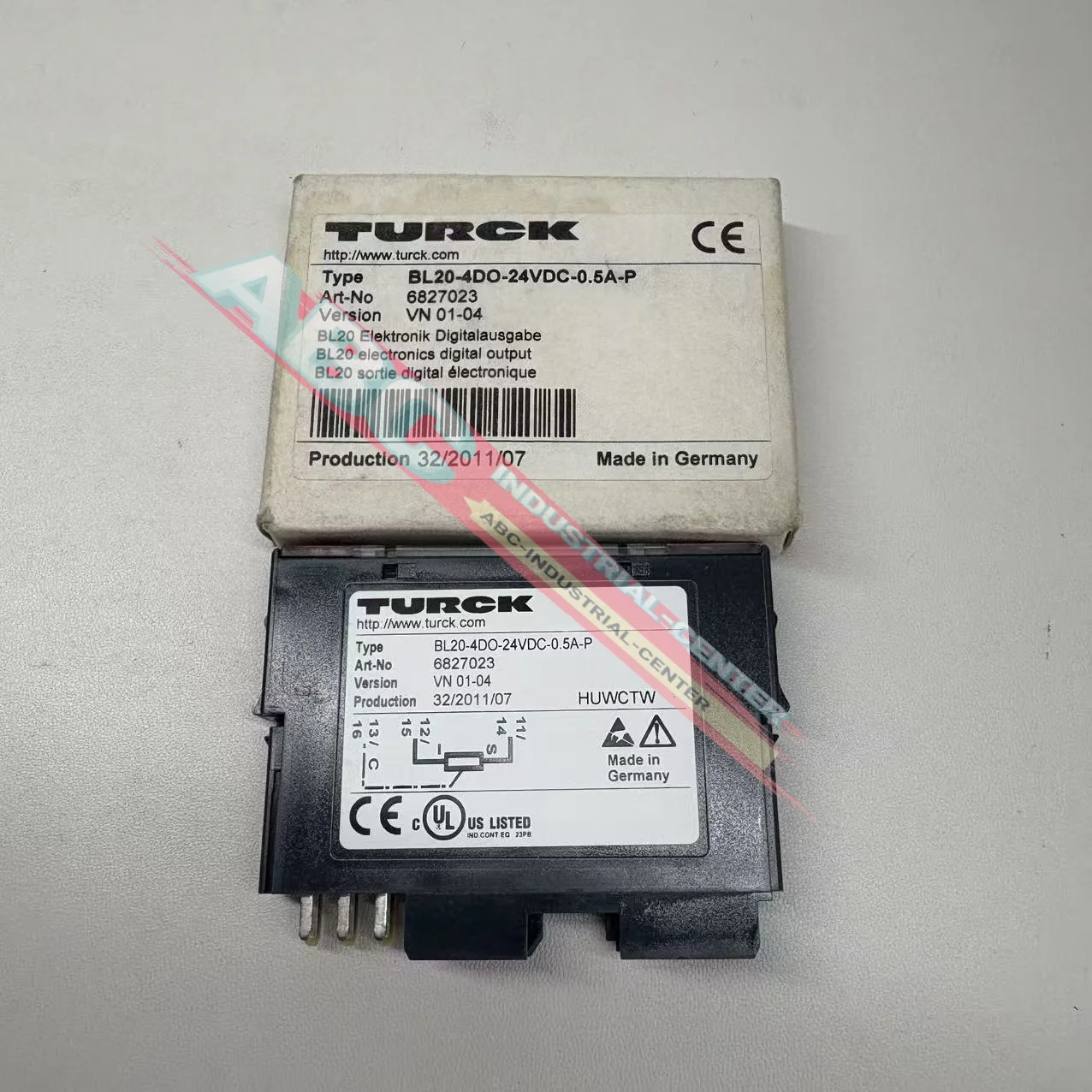 Modulo PLC BL20-4DO-24VDC-0.5A-P 6827023 nuovo in scatola