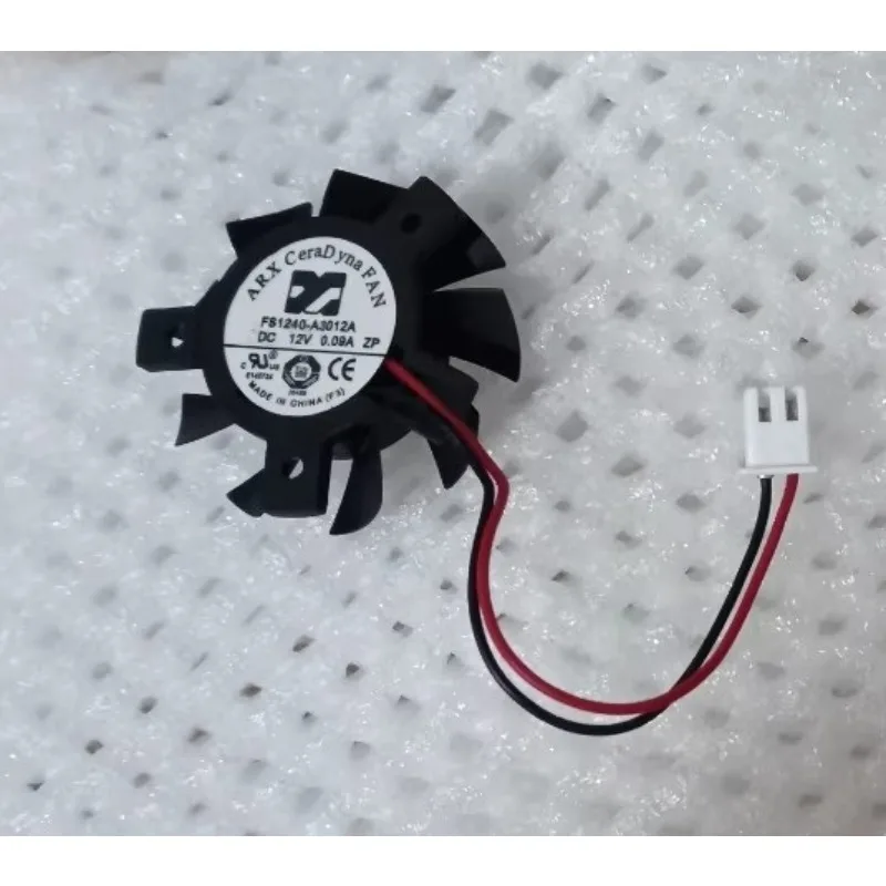 Original FS1240-A3012A 12V 0.09A Blade diameter 37MM Graphics card fan