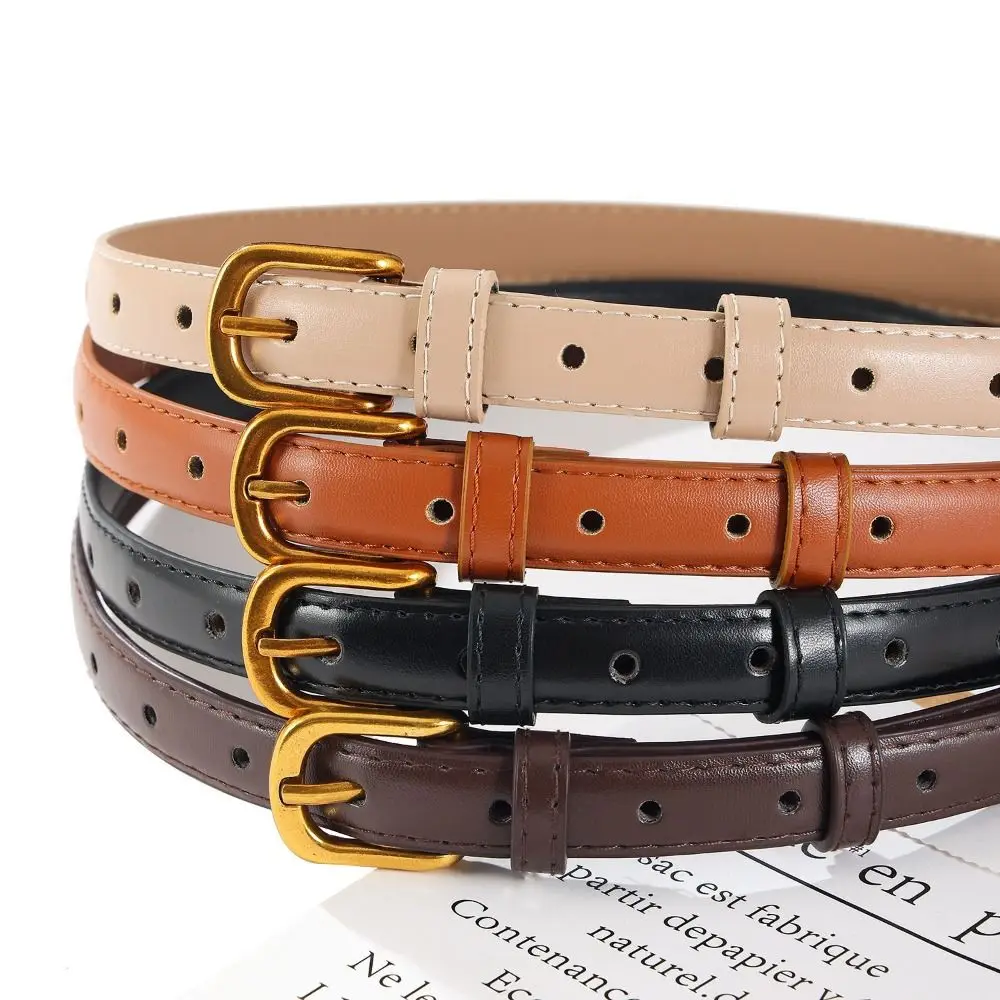 여성용 허리 장식 가죽 벨트, 트렌디한 허리 스트랩, 핀 버클 허리띠, 럭셔리 디자인