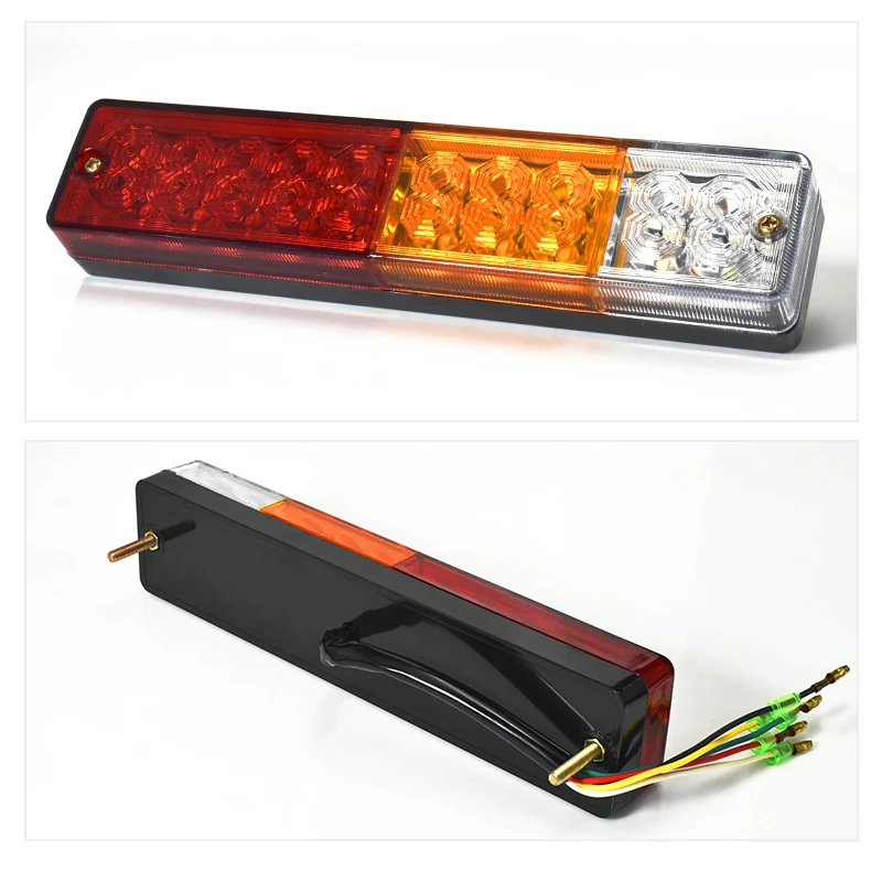 

2Pcs Altra Bright Car/Truck/Pickup LED Rear Tail Lamp Assemblies W/ LED Reverse/Stop/Parking/Turn Signal/Backup/Running Lights