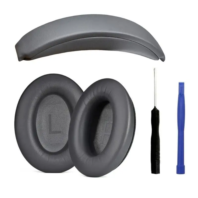 652F استبدال وسائد الأذن عقالا ل QC45 QC35 سماعات الرأس اللاسلكية أذن الأذن تغطية الأذن تعزز جودة الصوت