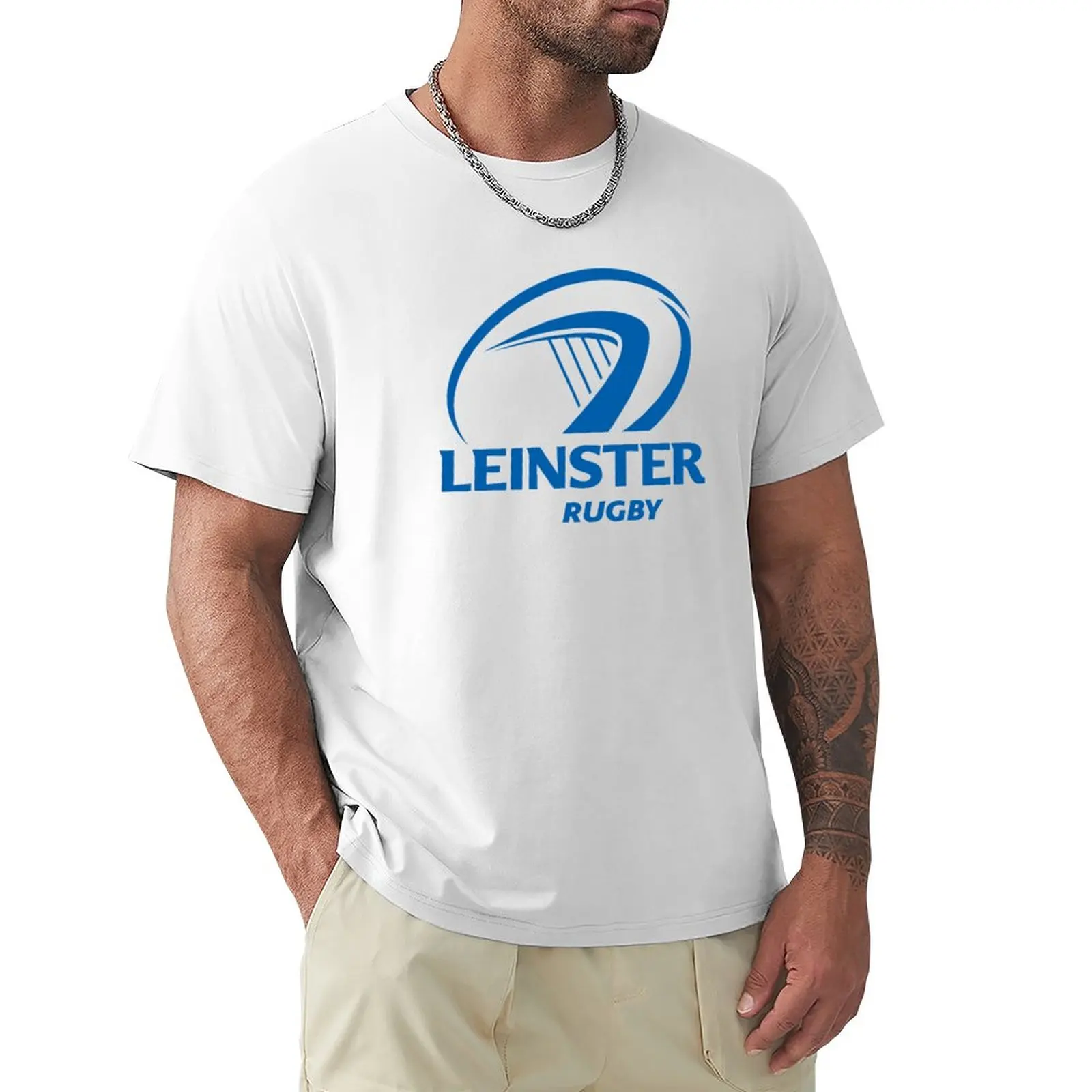 Leinster Rugby T-Shirt kawaii clothes korean fashion black t shirt black t-shirts for men