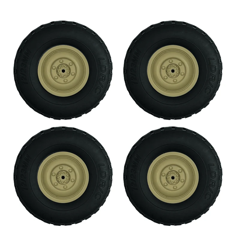 LDRC LD-P06 LD P06 Unimog 4pcs Wheel Tire Tyre 1/12 RC Truck Car Spare Parts Accessories