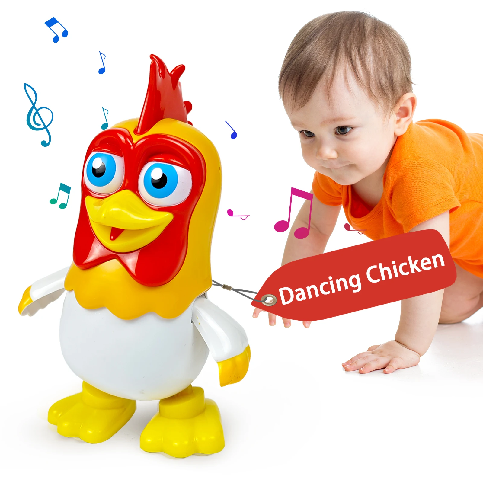 La Granja de Zenon Chicken Baby Toys Dancing Chicken Bartolito Children's toys Musical Penguin Toys Birthday Gifts