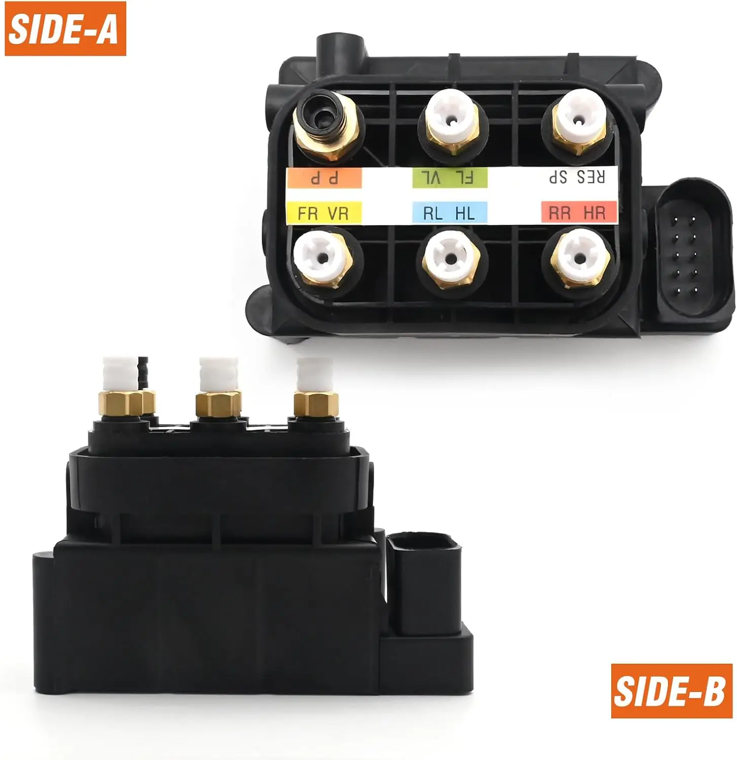 Bloco de válvula de compressor compatível com Mercedes-Benz GLC W253/X253 2015-- Para 0993200258   Um 0993200258