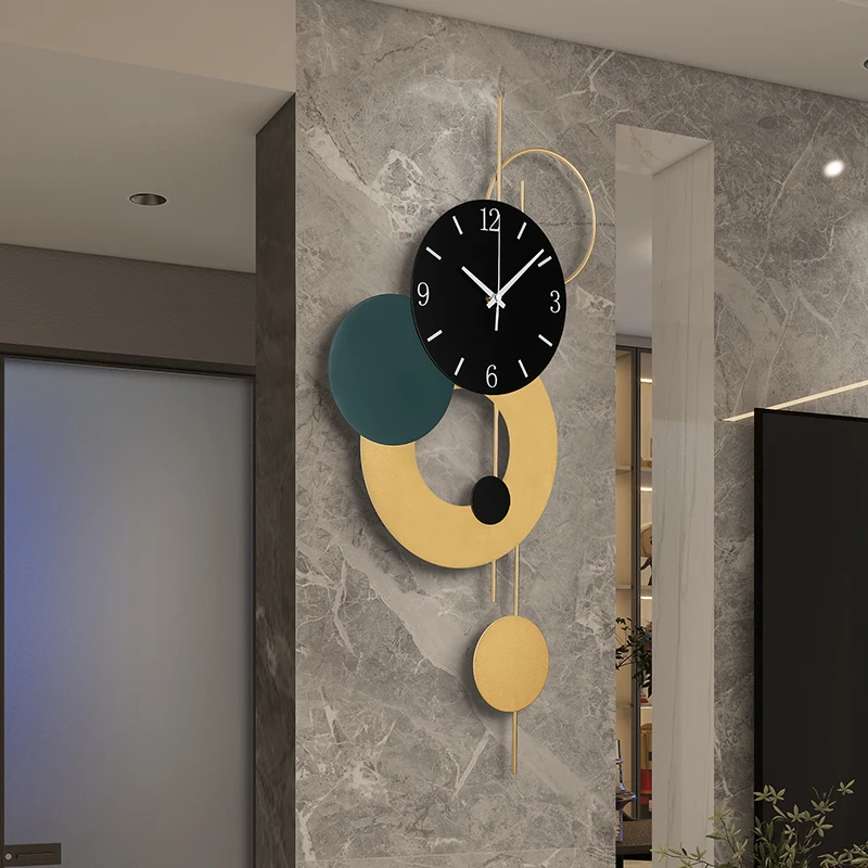 Fashion Round Minimalist Wall Clock Art Living Room Design European Wall Clock Unusual Unique Reloj Digital Pared Home Decor